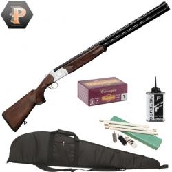 Pack Chasseur ! Fusil superposé Luxe Yildiz ejecteur plaine cal. 20/76 + mun + fourreau + nettoyage