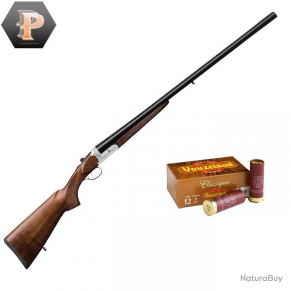 Pack Chasseur ! Fusil juxtapos Yildiz Elgant Cal.12/76 + mun