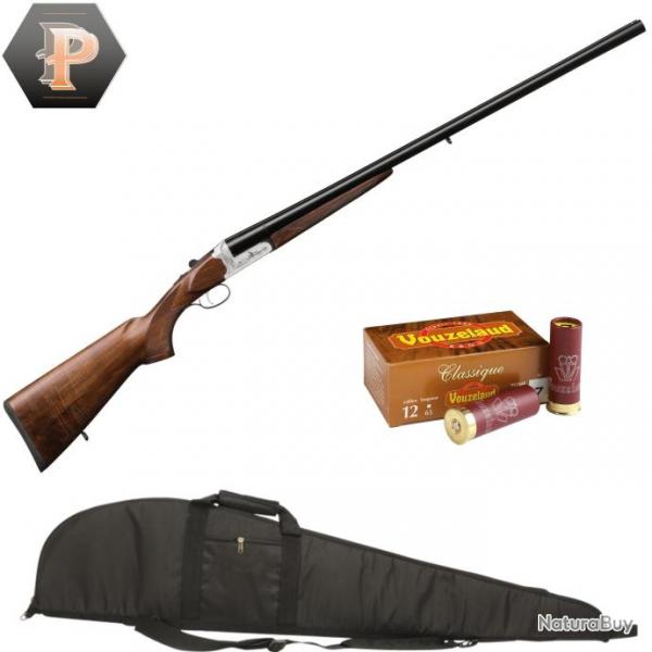 Pack Chasseur ! Fusil juxtapos Yildiz Elgant Cal.12/76 + mun + fourreau