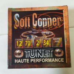 CARTOUCHES TUNET SOFT COOPER 34G CAL. 12/70