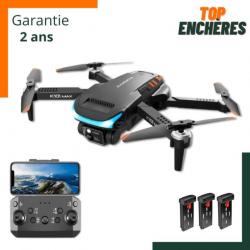 TOP ENCHERES SANS PRIX DE RESERVE : Drone avec caméra 1080P HD et 3 batteries - Garantie 2 ans