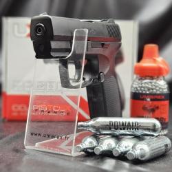 PACK PRÊT A TIRER PISTOLET UX TDP 45 CO2 CAL BB/4.5MM