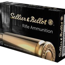 Cartouche Sellier & Bellot / cal. 303 British - FMJ Blindée 11,7 g / 180 gr