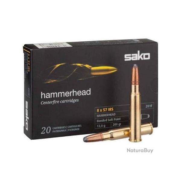 Cartouche Sako / cal. 8x57 JRS - Hammerhead SP 13 g / 200 gr