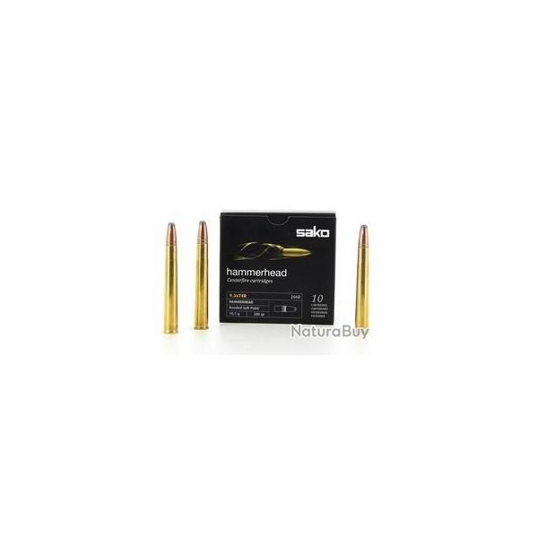 Cartouche Sako / cal. 9,3x74 R - Hammerhead SP 18,5 g / 285 gr