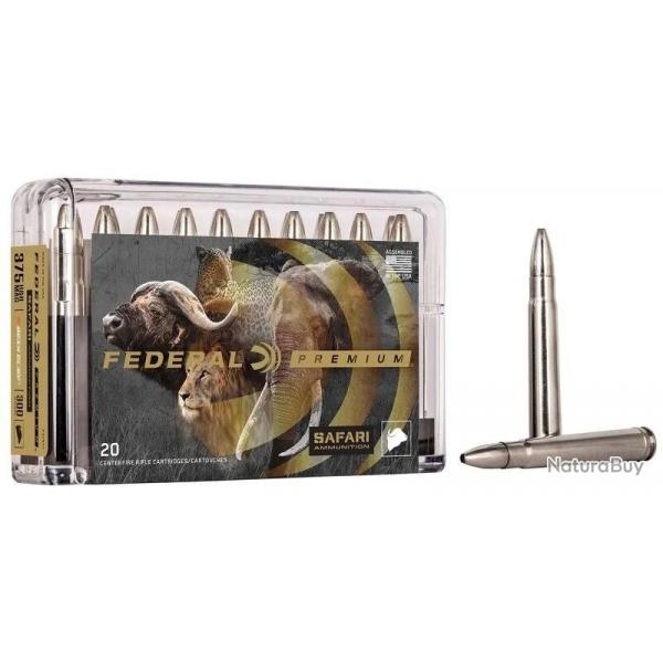 Cartouche Federal / cal. 375 H&H - Trophy Bonded Bear Claw 19,4 g / 300 gr