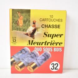 50 Cartouches Super Meurtrière Duo Sous Bois 7/9 calibre 12