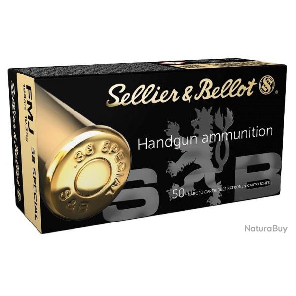 LOT DE 500 CARTOUCHES SELLIER BELLOT CALIBRE 38 SPECIAL