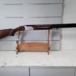 10861 FUSIL SUPERPOSÉ VERNEY CARRON SAGITTAIRE BOIS CAL12 CH70 CAN71CM OCCASION