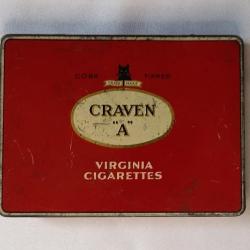 Boite à cigarettes British CRAVEN"A" GB 39/45