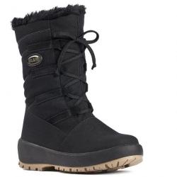 Bottes de neige après-ski femme avec crampons amovibles Olang Nora noir  36