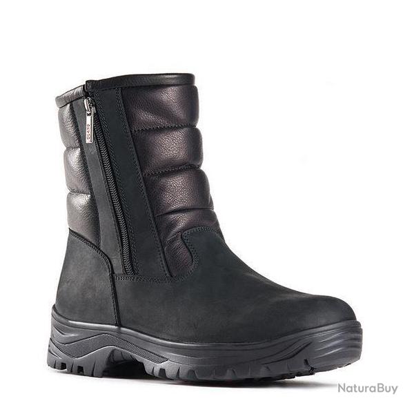 Boots homme grands froids en cuir hydrofuge 40 - Olang Orion noir  40