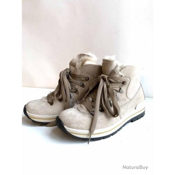 Chaussures femme grand froid peau de mouton vritable beige Olang Aurora 38 38 beige