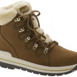 Bottines hiver en peau de mouton retournée pour Femme - Olang Gufo moka 36 moka