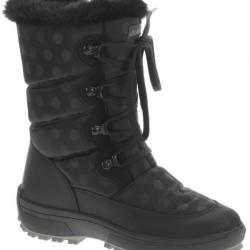 Bottes chaudes de neige après-ski femme Olang Carmen 38 38 noir à pois noirs