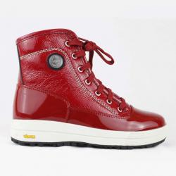 Boots de neige femme vernis rouge semelle Vibram - Olang SOUND 37 et 38 rouge 37