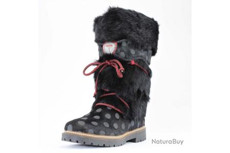 Bottes Noires Bottes FourrÃ©es Hautes Femme Bottes Hautes D'hiver