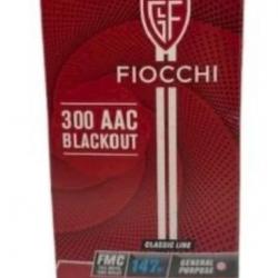 50 Munitions FIOCCHI Cal.300 AAC BLK - 147gr