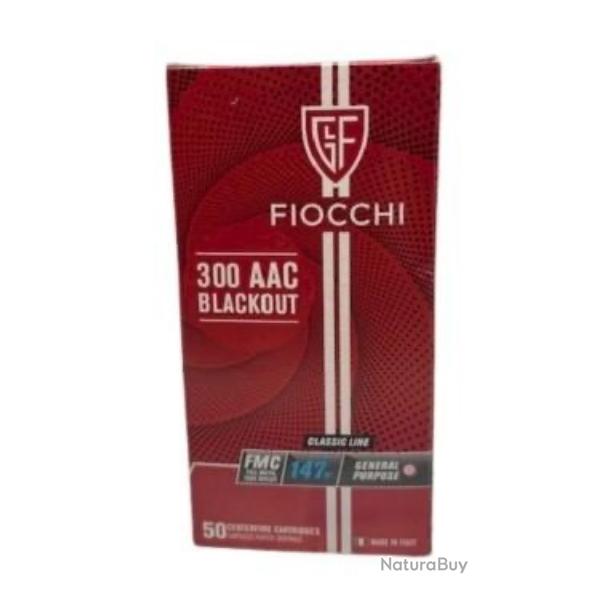 50 Munitions FIOCCHI Cal.300 AAC BLK - 147gr