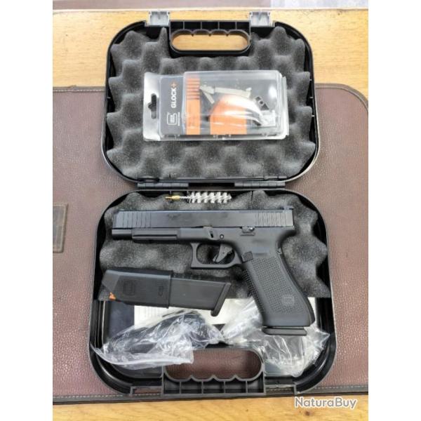 Pistolet Glock 34 M.O.S  avec dtente Glock+ et connecteurs zev