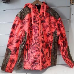 10863 BLOUSON ZIPPE WOLF PROHUNT CAMO ORANGE HAUTE VISIBILITE NEUF