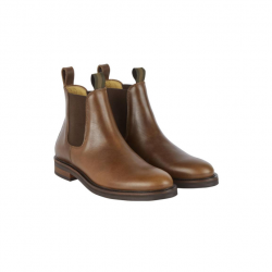 Bottines Le Chameau La Chelsea cuir Marron