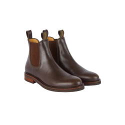 Bottines Le Chameau La Chelsea cuir Marron foncé