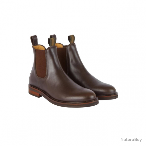 Bottines Le Chameau La Chelsea cuir Marron fonc