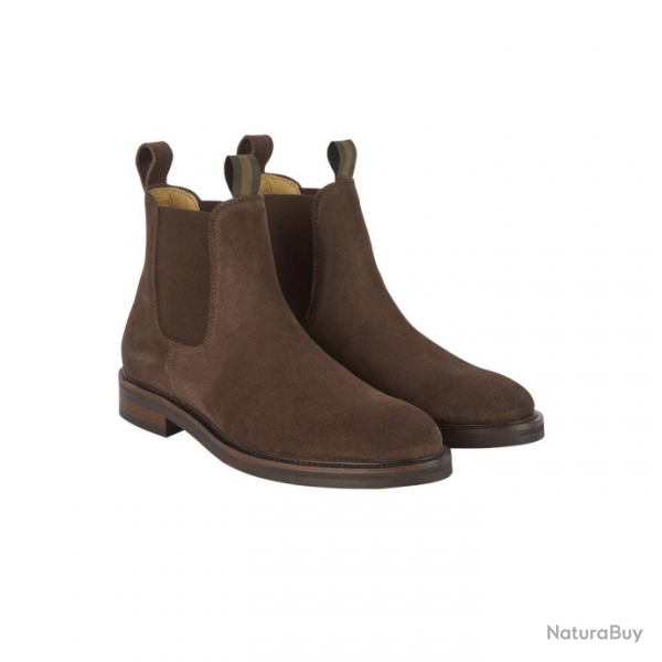 Bottines Le Chameau La Chelsea Suede Marron fonc