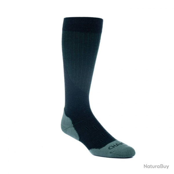 Chaussettes Le Chameau Iris - Vert fonc / S