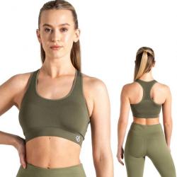 Brassière de sport Dare2b Don t Sweat It vert olive