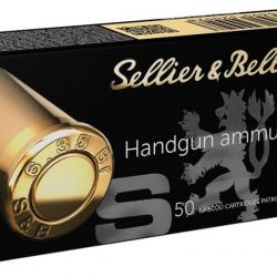 BOITE DE 50 CARTOUCHES SELLIER BELLOT CAL. 25ACP / 6.35BROWNING FMJ 158GRS - CATEGORIE B