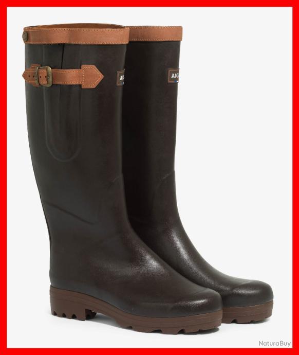 BOTTES CHAMBORD SIGNATURE BRUN AIGLE Bottes (12370451)