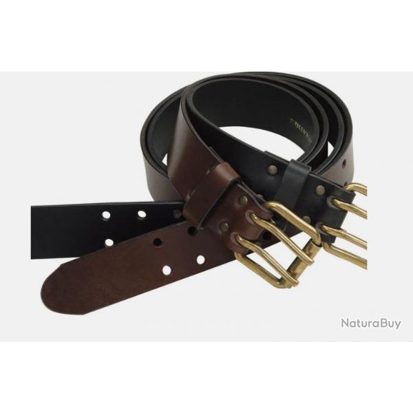 CEINTURE MARRON CUIRPINEWOOD LEATHER 40MM BELT