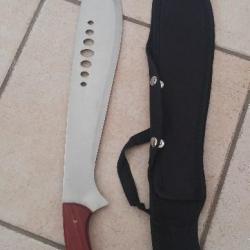 ENCHERE KUKRI DE COMBAT DE TYPE NEPALAIS DE 47 CM NEUF