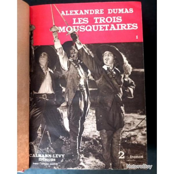 LES TROIS MOUSQUETAIRES DUMAS ALEXANDRE Edit par CALMANN LEVY 1935