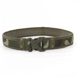 Ceinture en Toile CamSolomon pour Homme Boucle à Dégagement Rapide Camouflage