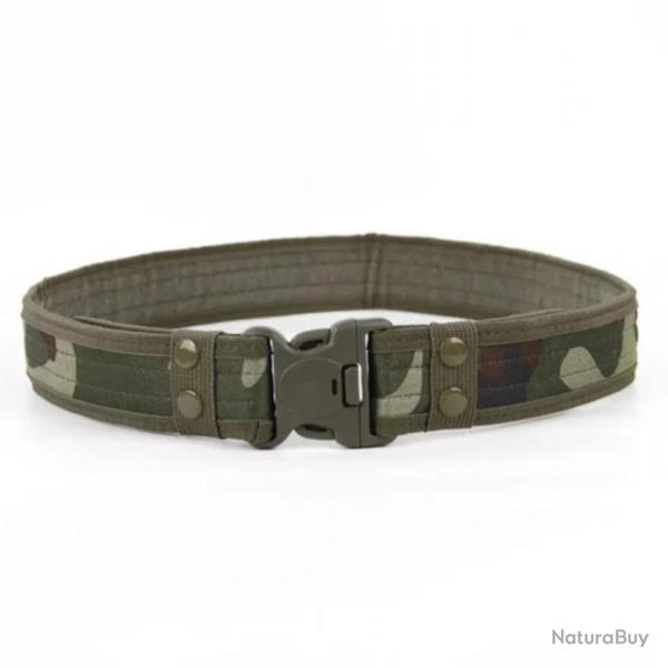 Ceinture en Toile CamSolomon pour Homme Boucle  Dgagement Rapide Camouflage