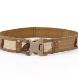 Ceinture en Toile CamSolomon pour Homme Boucle à Dégagement Rapide Désert Camouflage