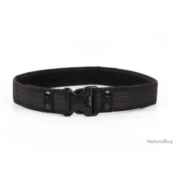 Ceinture en Toile CamSolomon pour Homme Boucle  Dgagement Rapide Noir