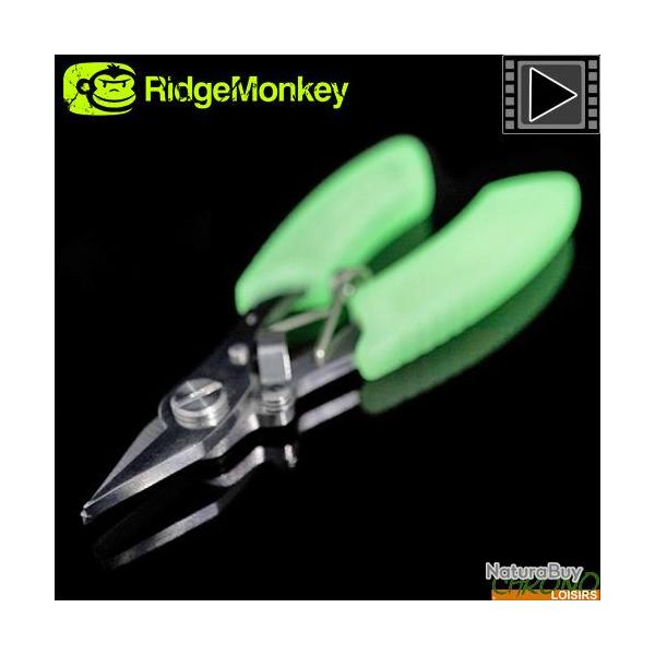 Ciseaux RidgeMonkey Nite Glow Braid Scissors