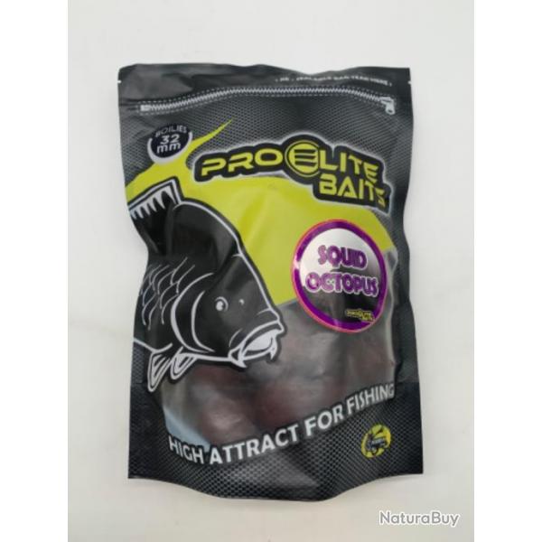 Bouillettes pro elite baits squid octopus 32mm 800gr