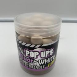 Pop-ups pro elite baits Fluor white 80gr 14/20mm