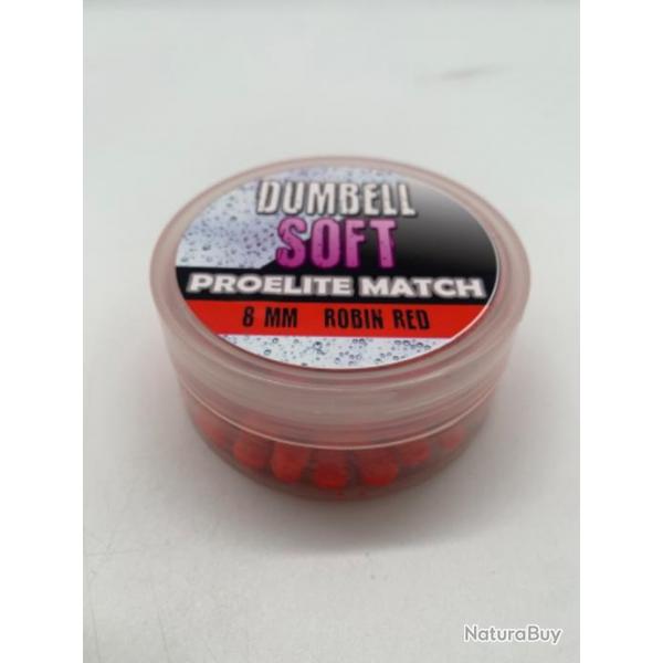 Dumbbell soft proelite match 8mm robin red