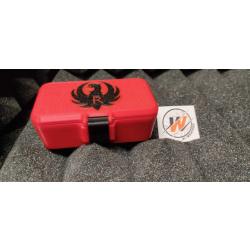 2 Boites de rangement pour munition 22LR et 22Mag avec custom logo RUGER