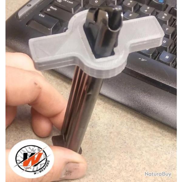 Ruger MKII/MKIII/MKIV  - Chargette speed loader noir pour chargeur RUGER Mark 2 3 4 LOADER TOOL