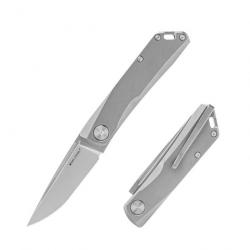 Couteau Real Steel Luna Titane Lame Acier N690 SW Slipjoint Clip RS7001