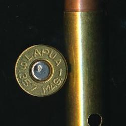 UNE .357 MAGNUM contrat GIGN par LAPUA en 1991 (date dans le marquage)