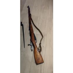 Mosin Nagant Tula Mono matricule 19397.62x54 R bretelle et baïonnette.