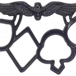 Poing américain "Poker Volant" Noir